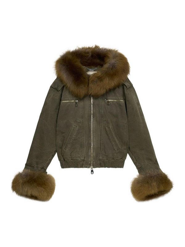 Blumarine Veste En Jean - Vert