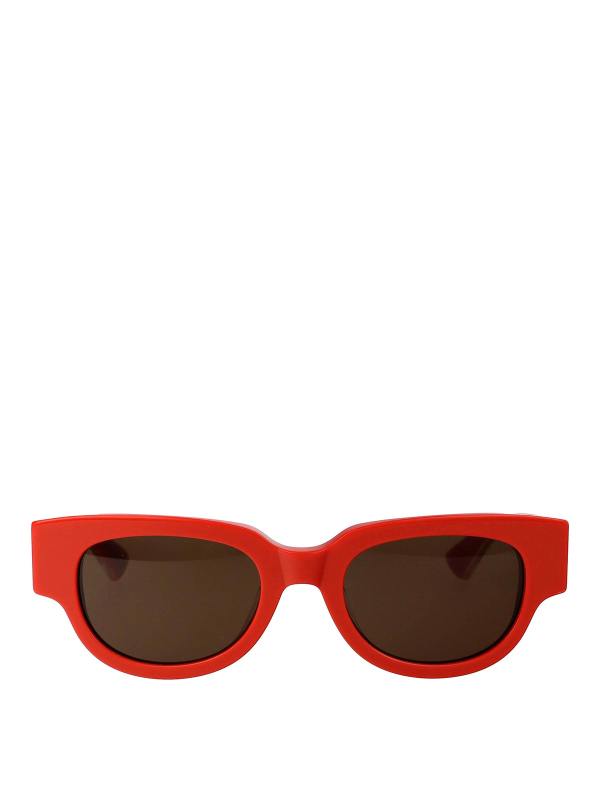 Bottega Veneta Lunettes De Soleil - Orange