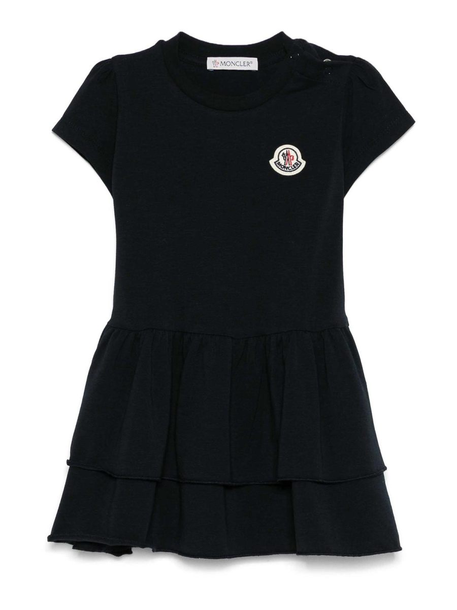 Moncler Robe Au Genou - Noir