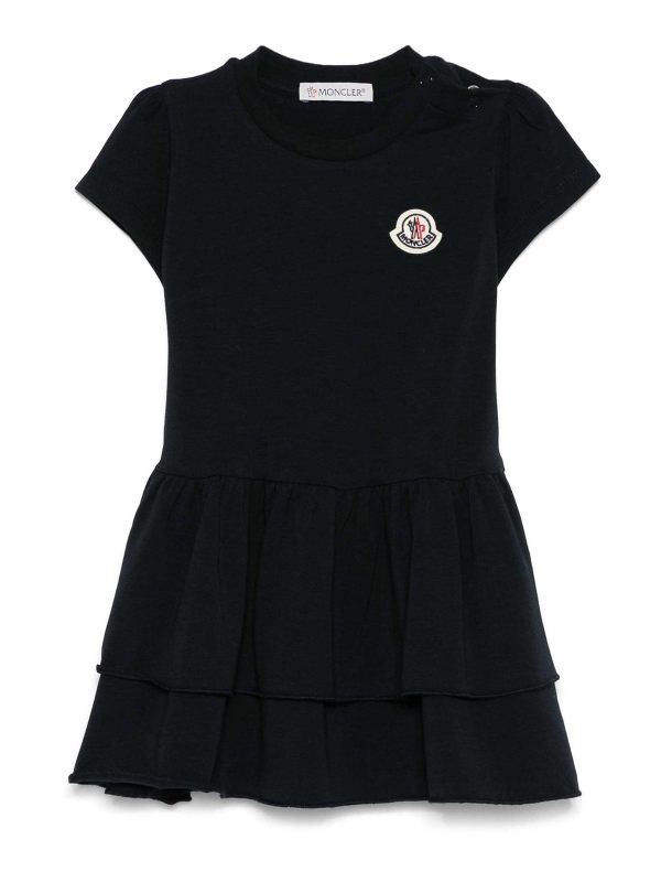 Moncler Robe Au Genou - Noir