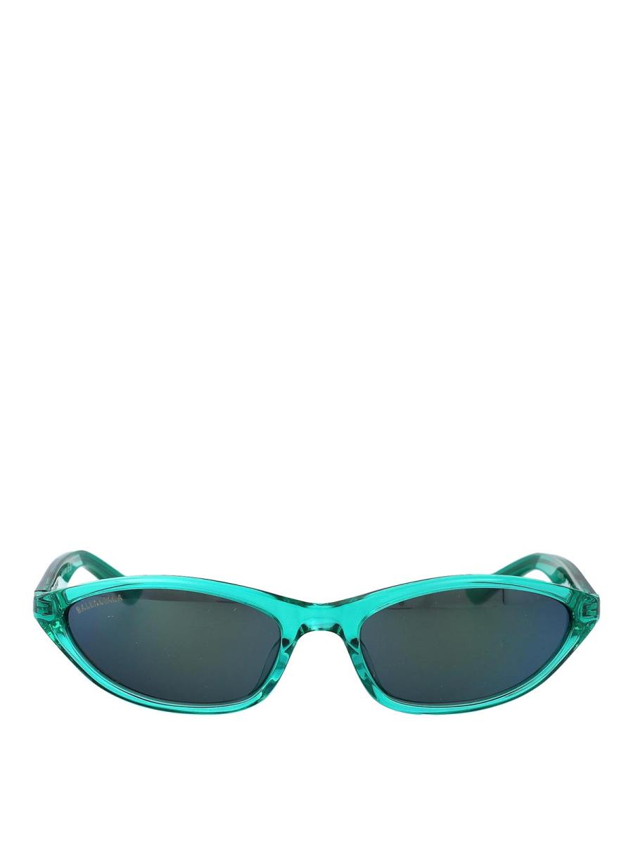 Balenciaga Lunettes De Soleil - Vert