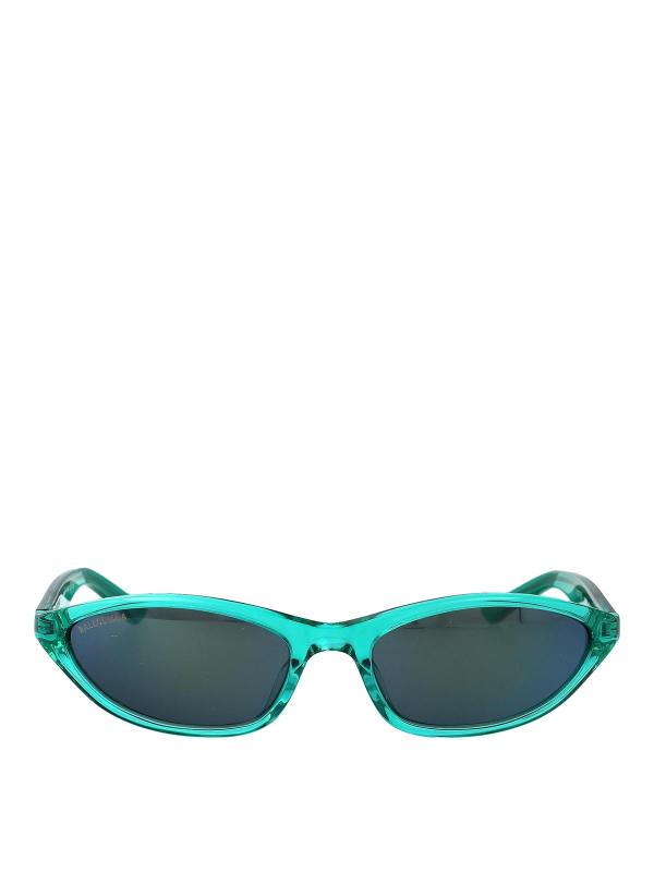 Balenciaga Lunettes De Soleil - Vert