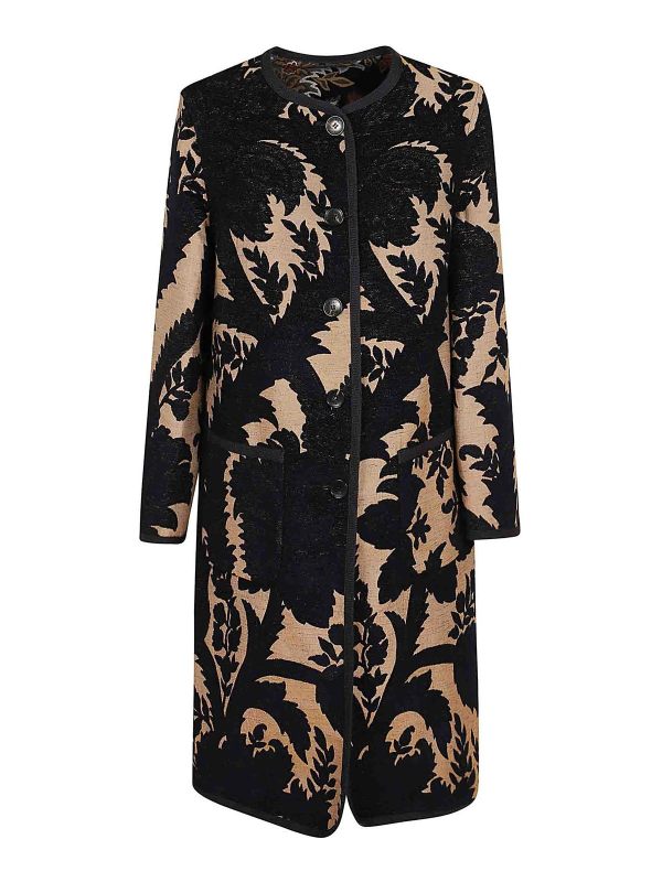 Etro Manteau Court - Noir