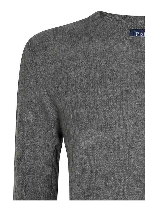 Polo Ralph Lauren Pull Col Rond - Gris