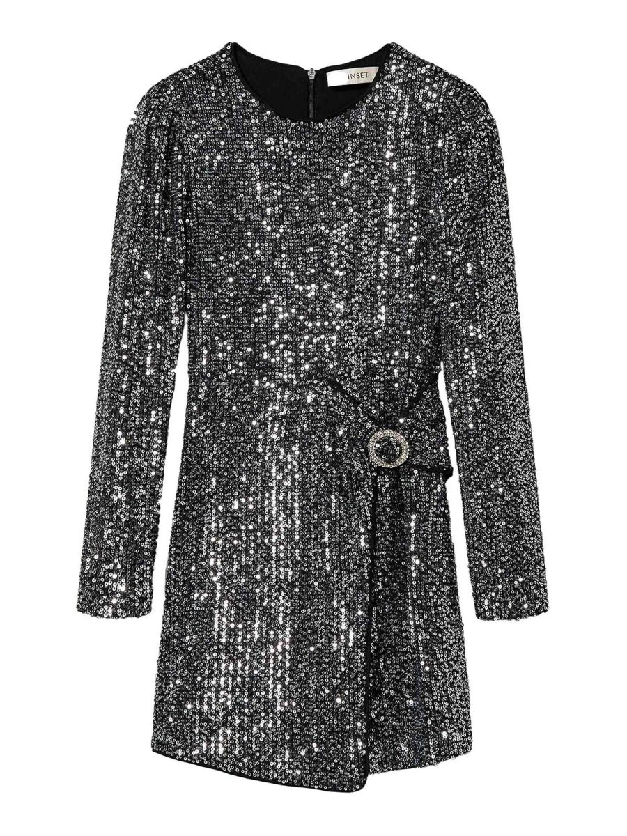 Twinset Robe Au Genou - Argent