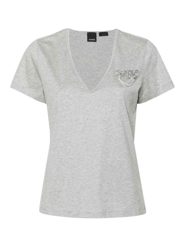 Pinko T-shirt gris