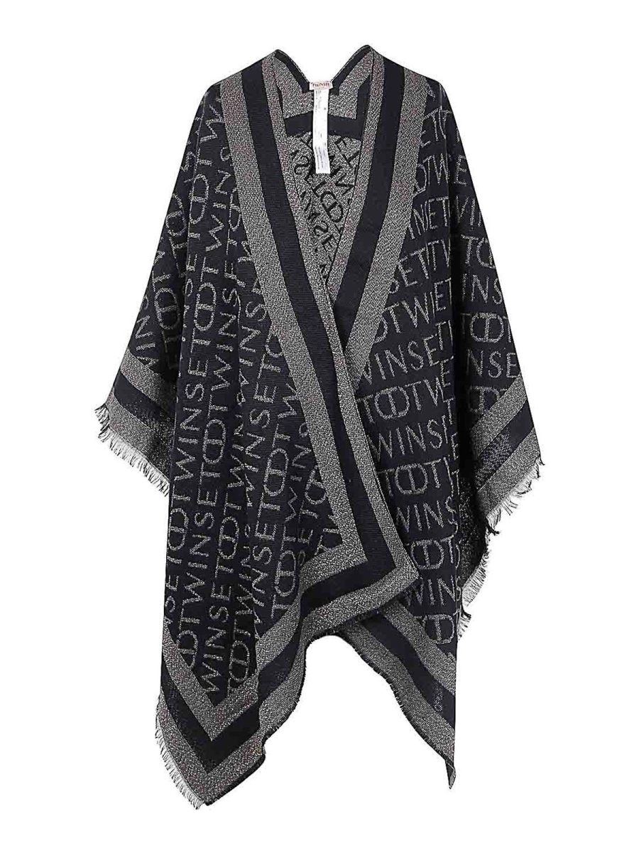 Twinset Cape - Noir