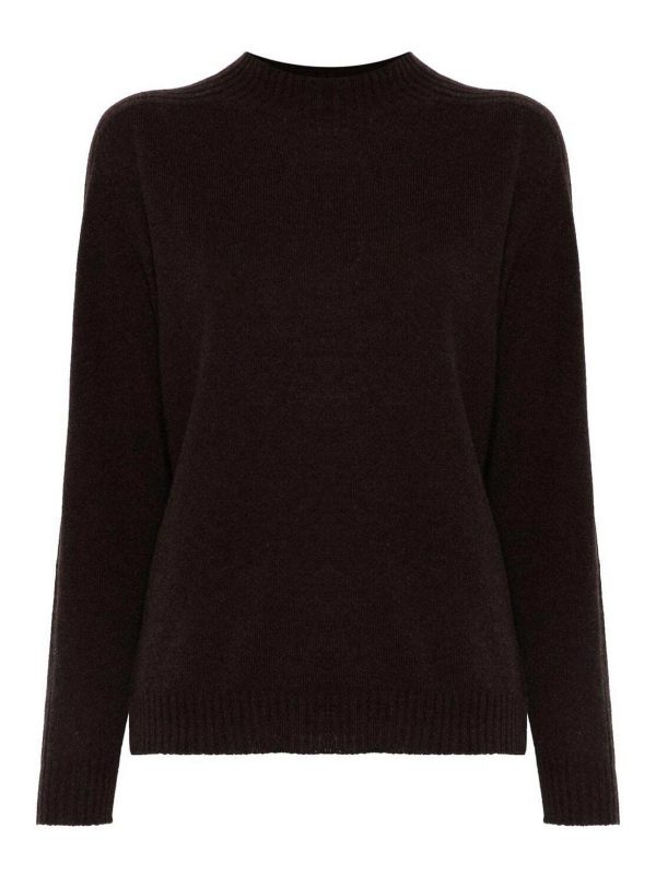 Twinset Pull Col Roulé - Marron