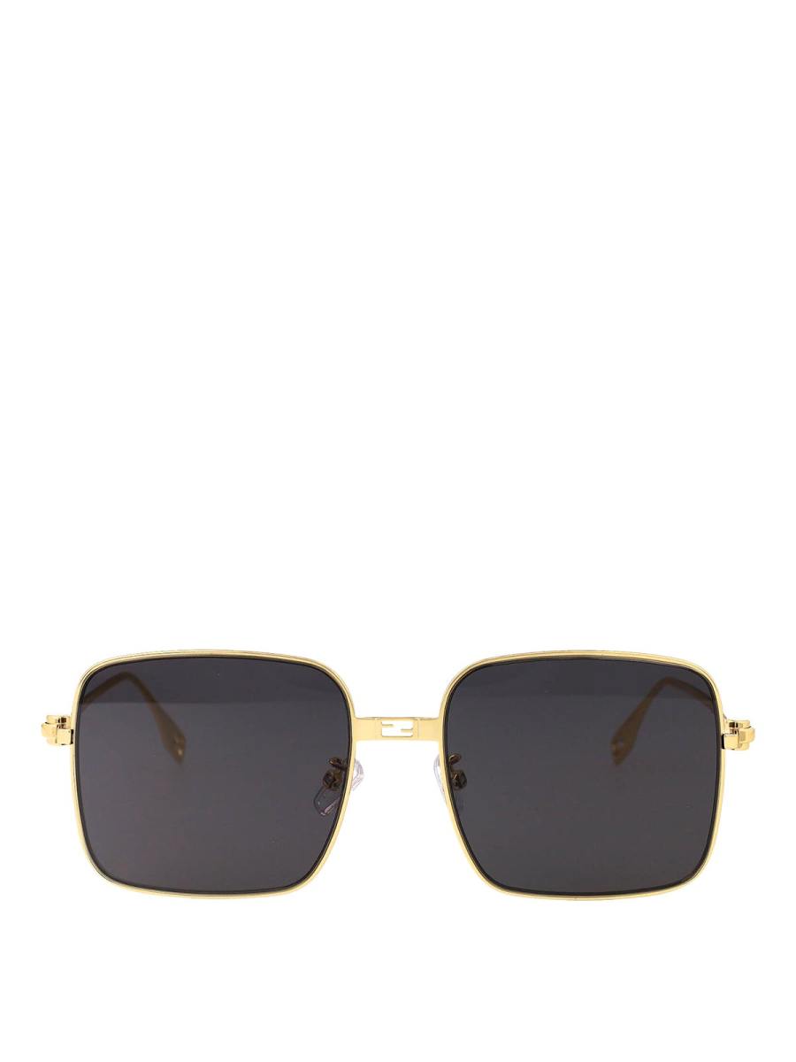 Fendi Lunettes De Soleil - Or