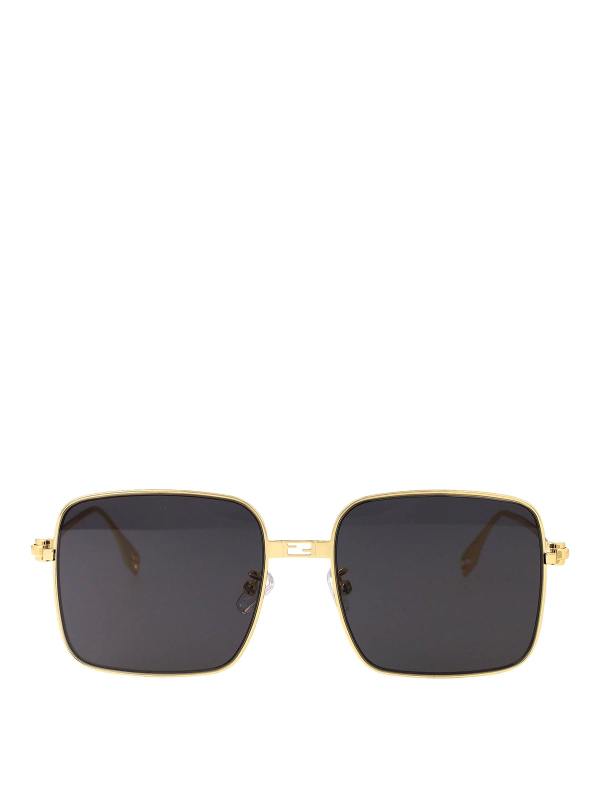 Fendi Lunettes De Soleil - Or