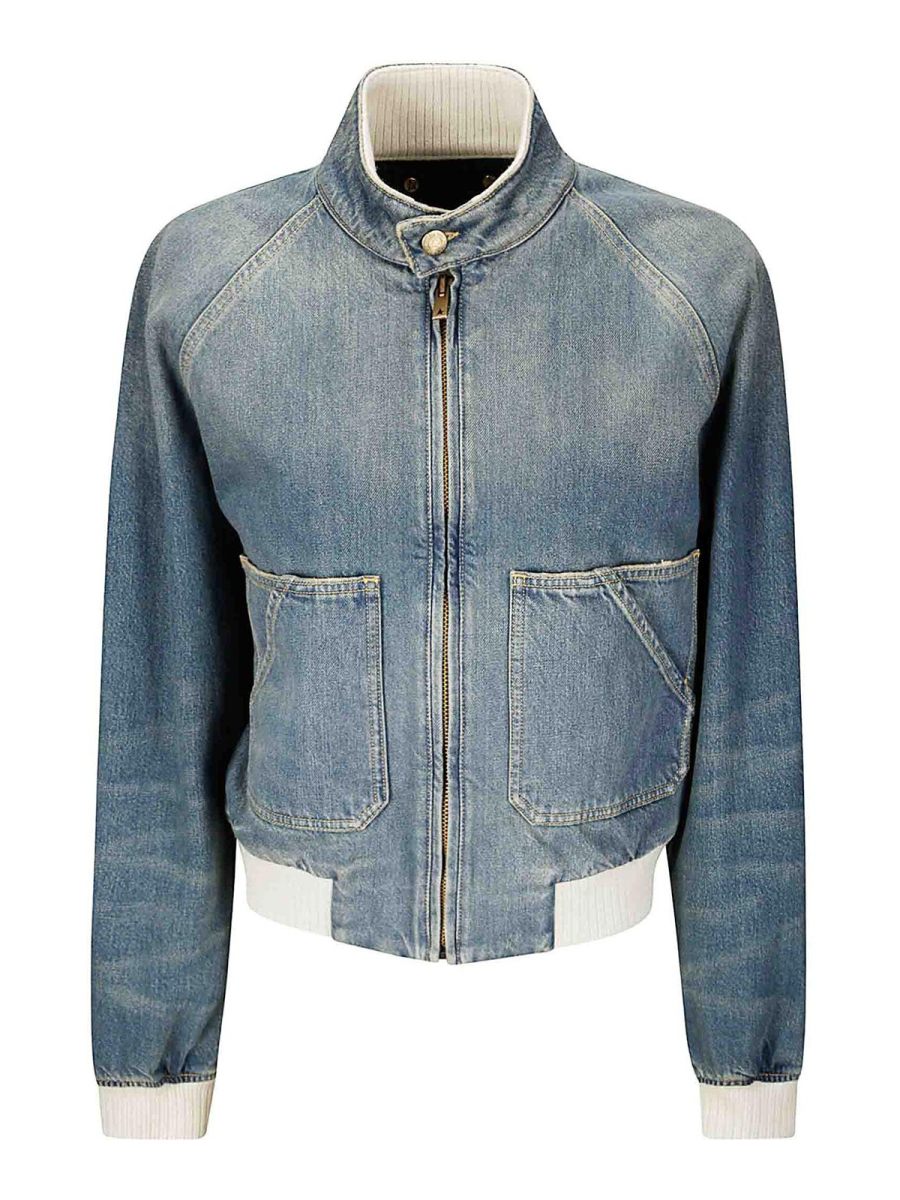 Golden Goose Veste Casual - Bleu