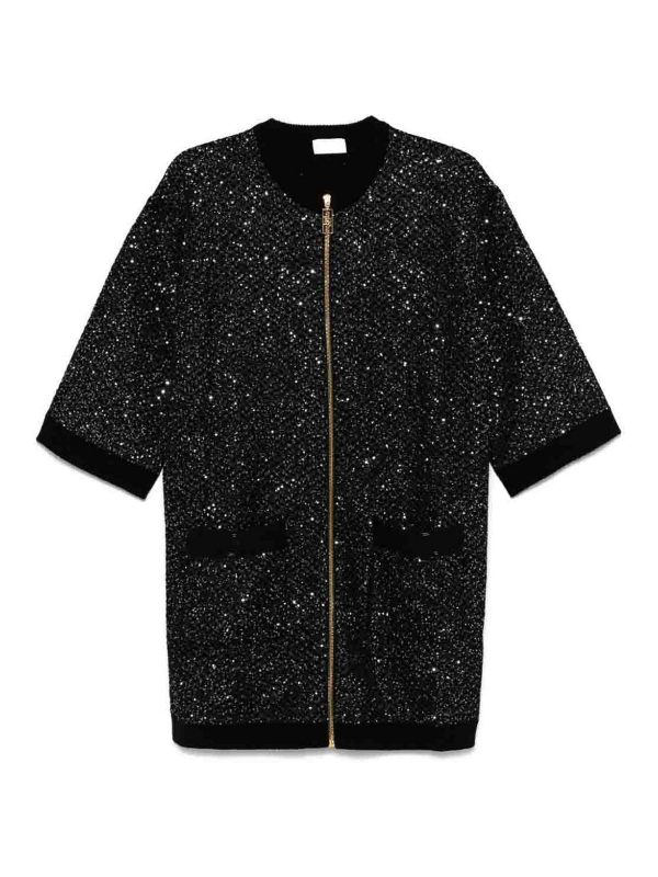 Elisabetta Franchi Robe Au Genou - Argent