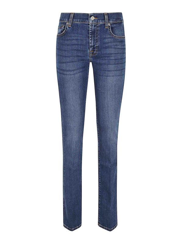 7 For All Mankind Jean Bootcut - Bleu
