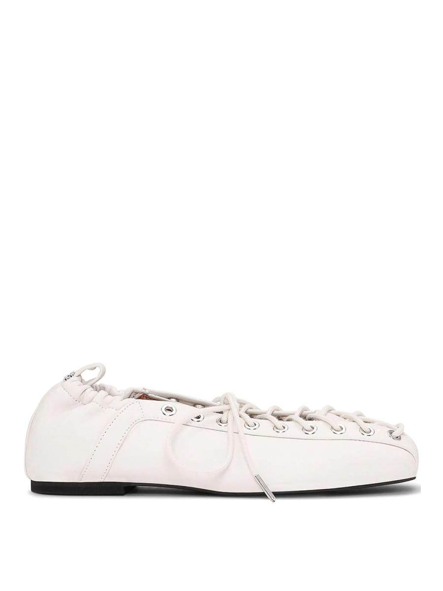 Ganni Ballerines - Blanc