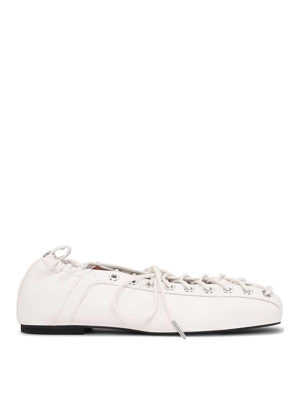 Ganni Ballerines - Blanc