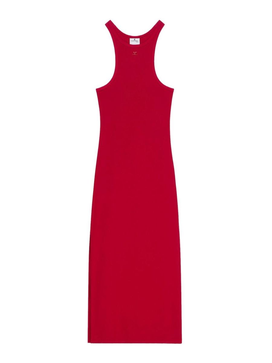 Courreges Maxi Robe - Rouge