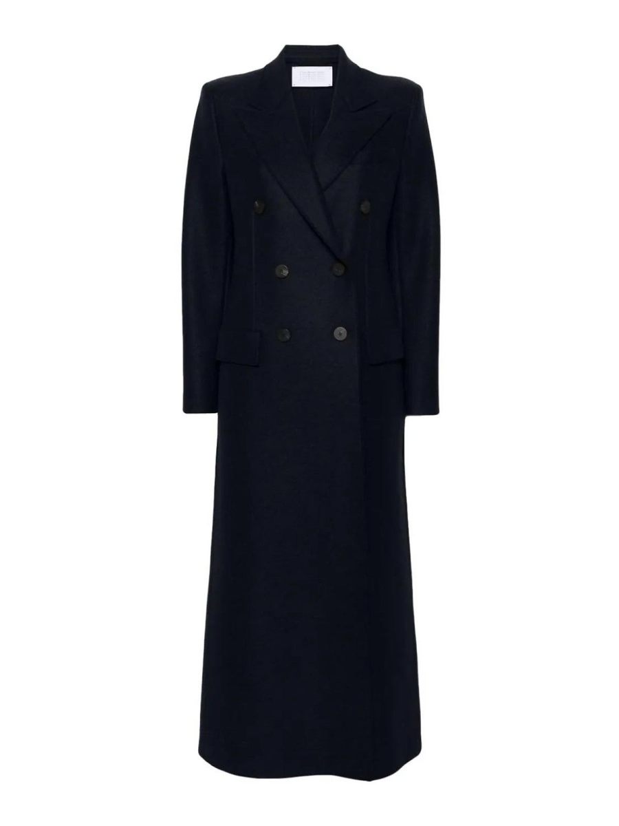 Harris Wharf London Manteau Long - Bleu