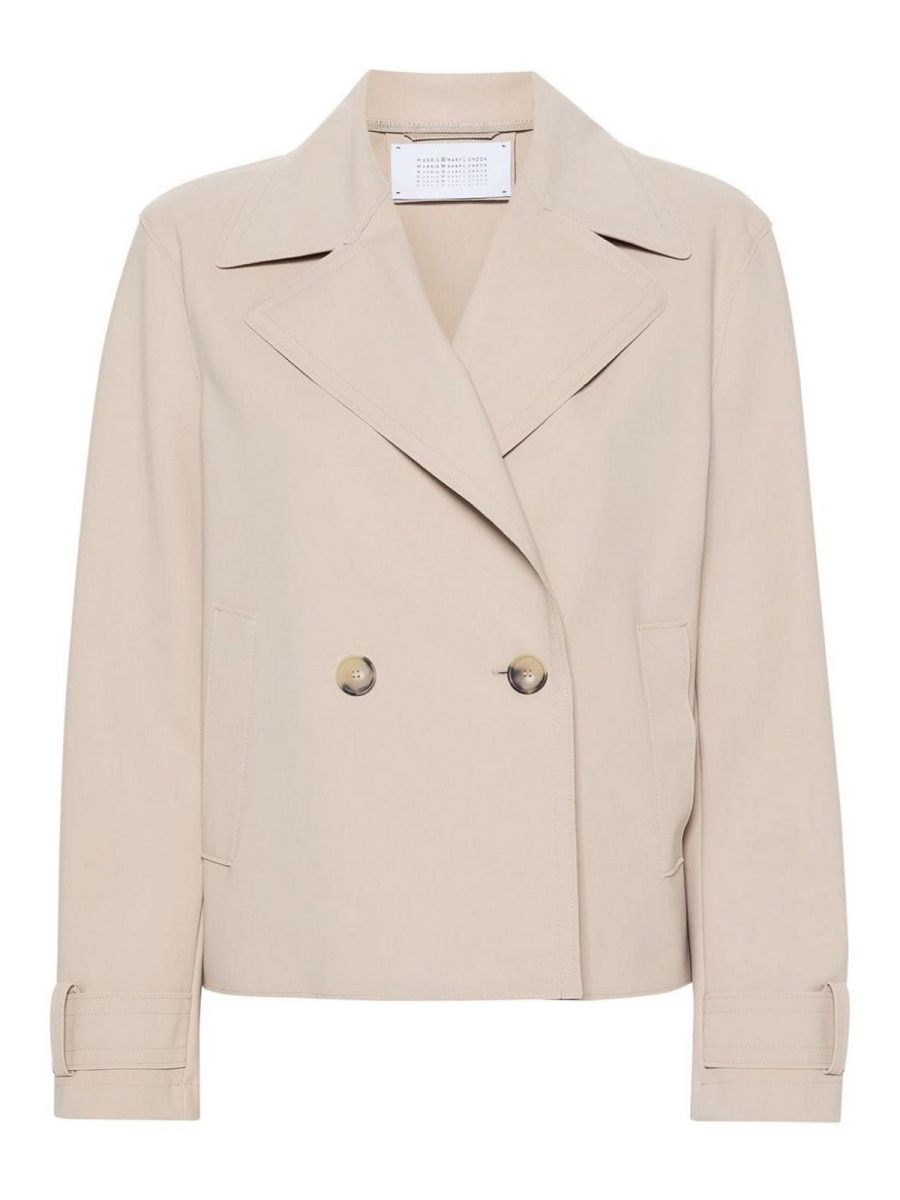 Harris Wharf London Manteau Court - Beige