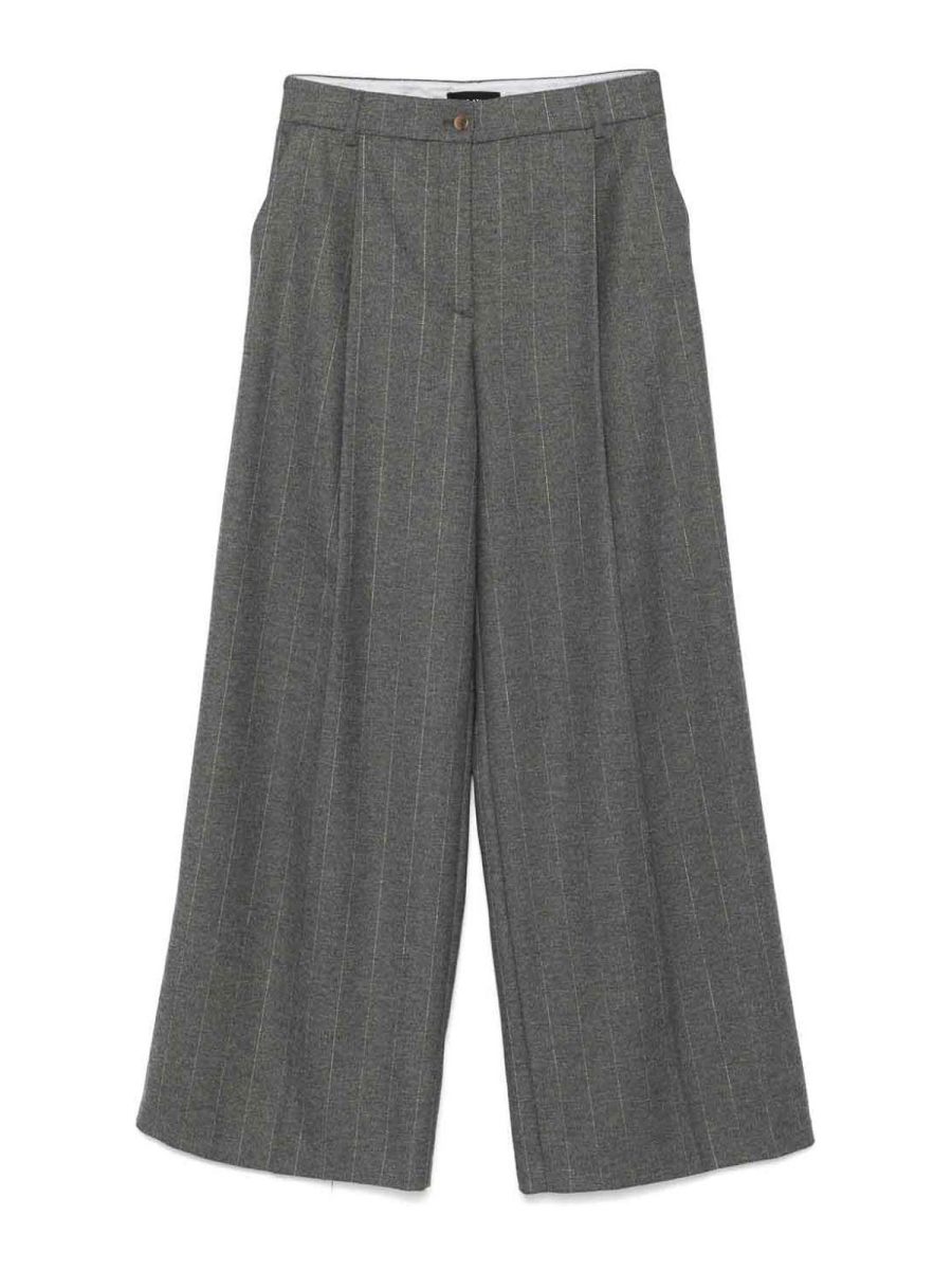 Hebe Studio Pantalons Décontractés - Gris