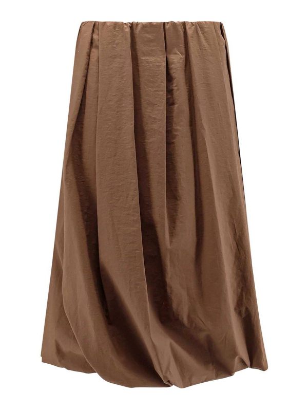 Brunello Cucinelli Mini Jupe - Marron