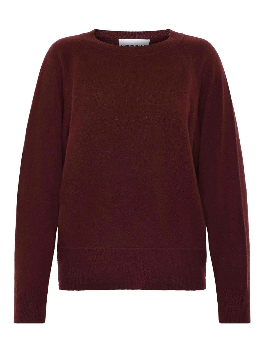 Emerson Renaldi Pull Col Rond - Rouge