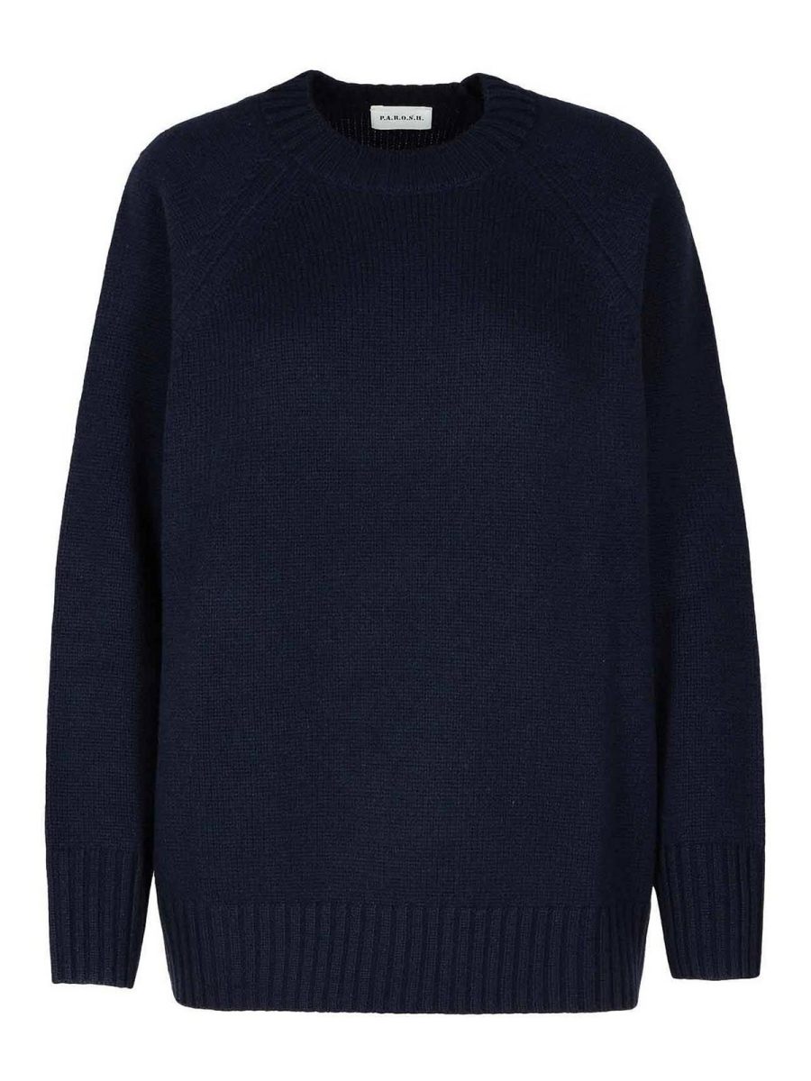 P. A.R. O.S. H. Pull Col Rond - Bleu