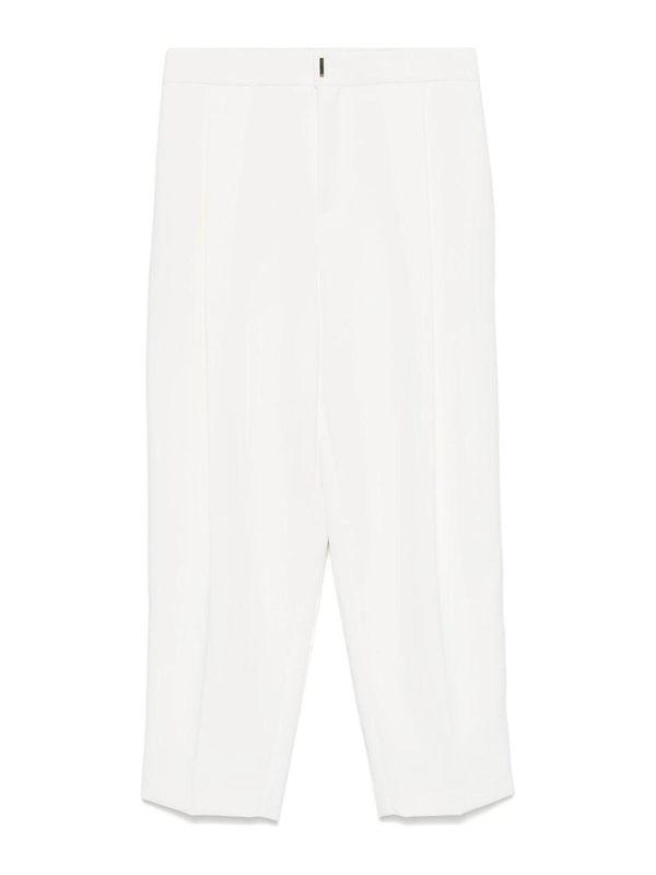 Elisabetta Franchi Pantalons Décontractés - Blanc