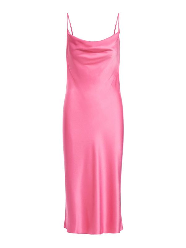 Stella Mccartney Robe Au Genou - Fuchsia