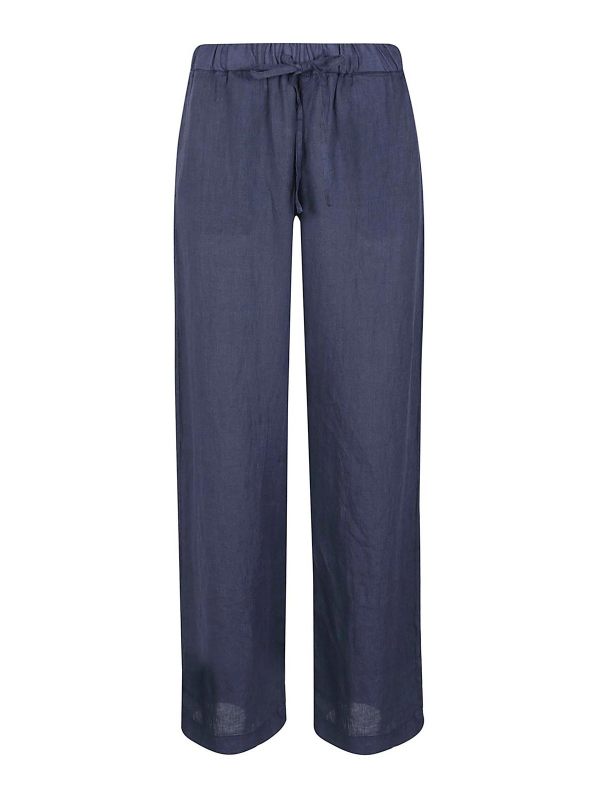 Fay Pantalons Décontractés - Bleu