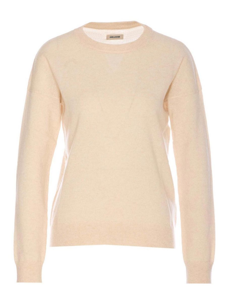 Zadig & Voltaire Pull Col Rond - Beige