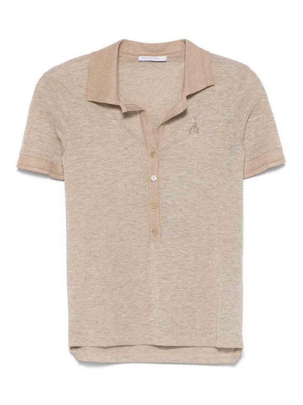 Patrizia Pepe Pull Col Rond - Beige
