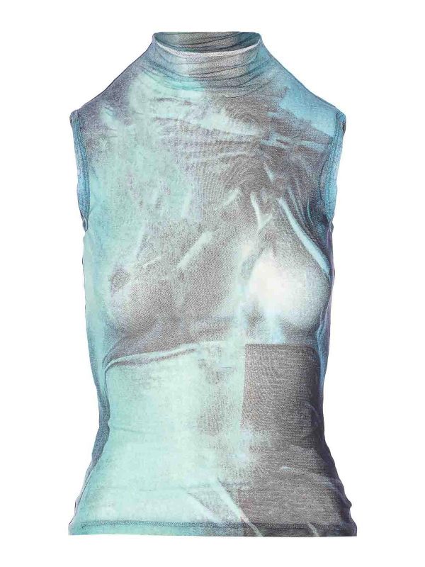 Jean Paul Gaultier Top - Bleu