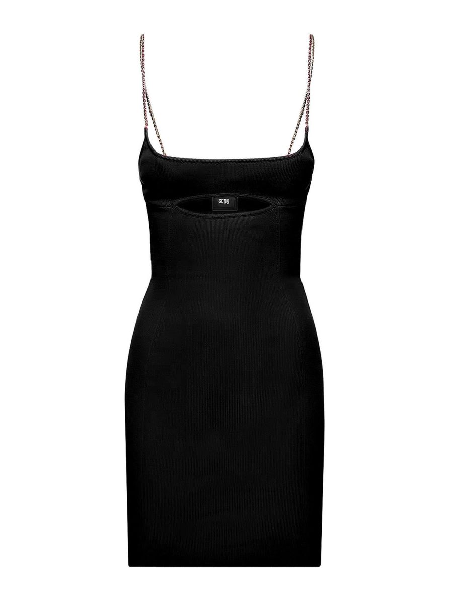Gcds Robe Courte - Noir