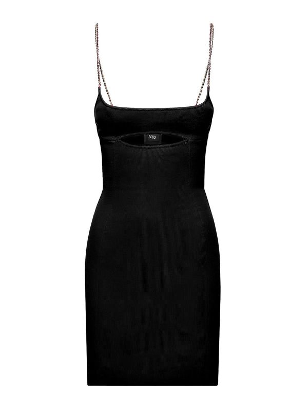 Gcds Robe Courte - Noir