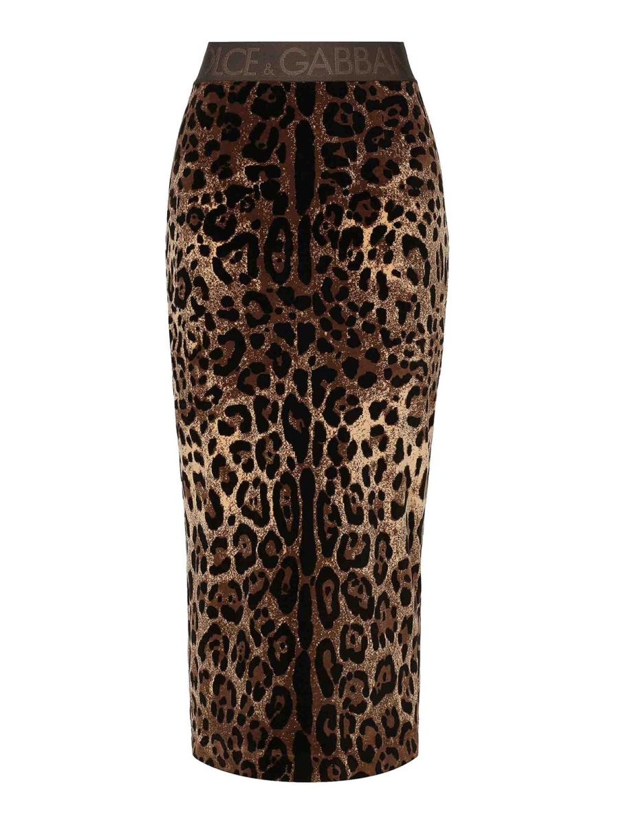 Dolce & Gabbana Jupe Midi - Marron