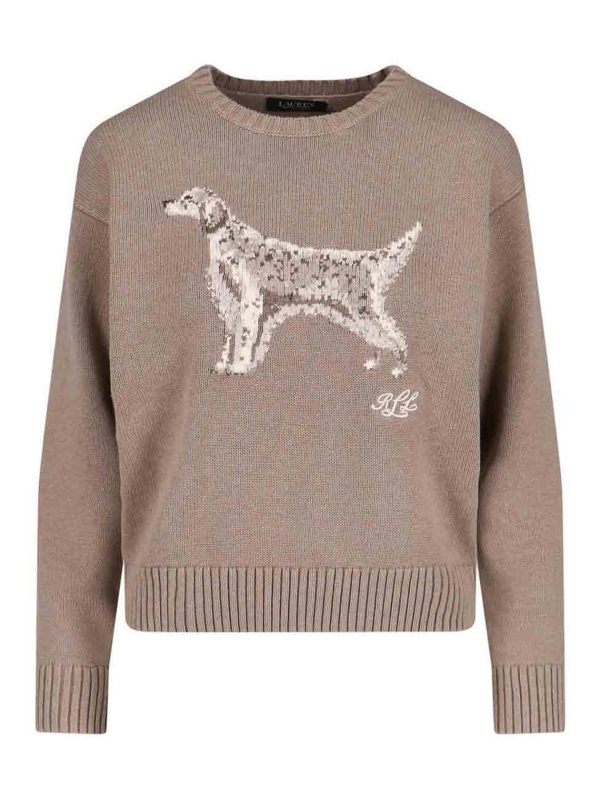 Lauren Ralph Lauren Pull Col Rond - Beige