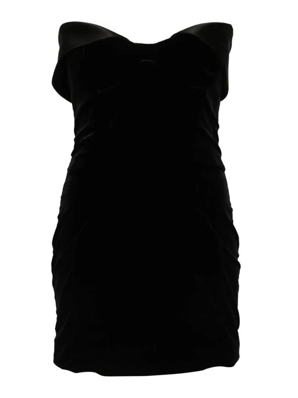Mugler Robe Courte - Noir