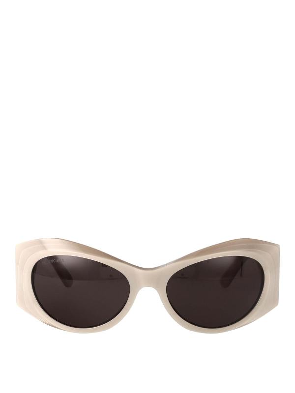 Balenciaga Lunettes De Soleil - Noir