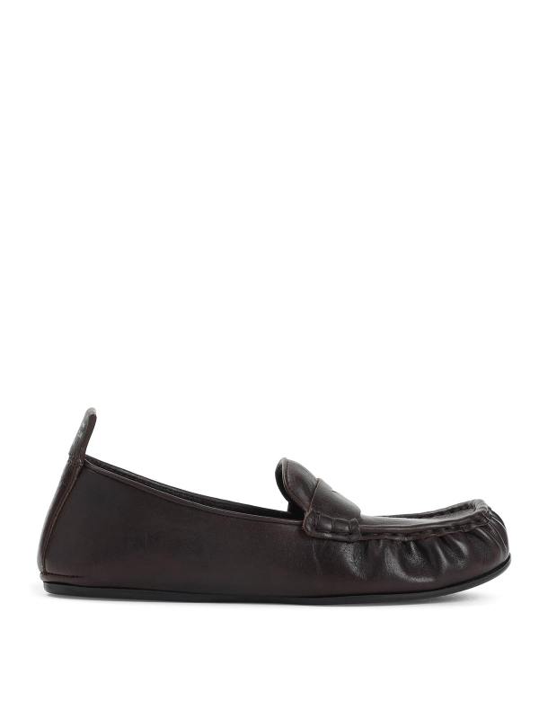 Acne Studios Ballerines - Marron Foncé