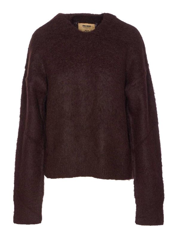 Uma Wang Pull Col Rond - Marron