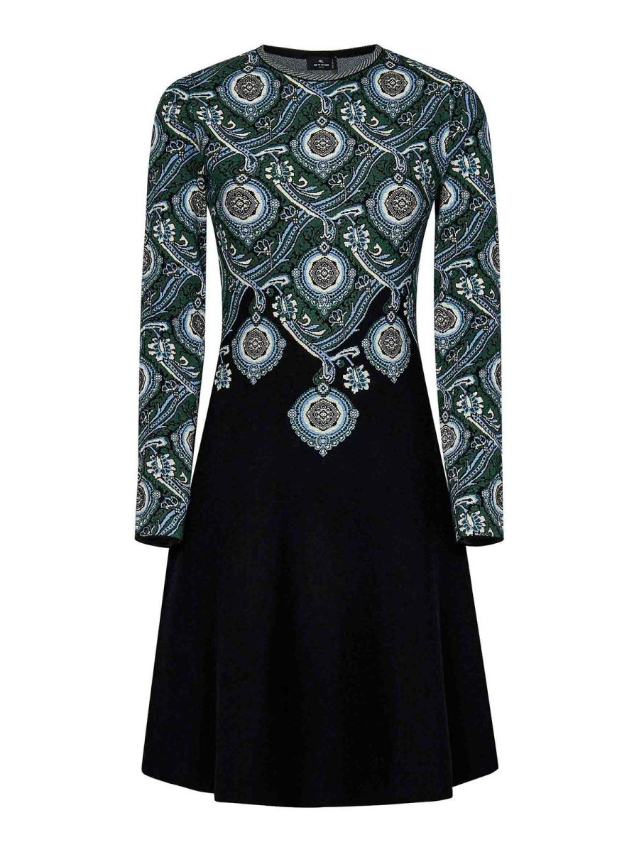 Etro Robe Courte - Noir