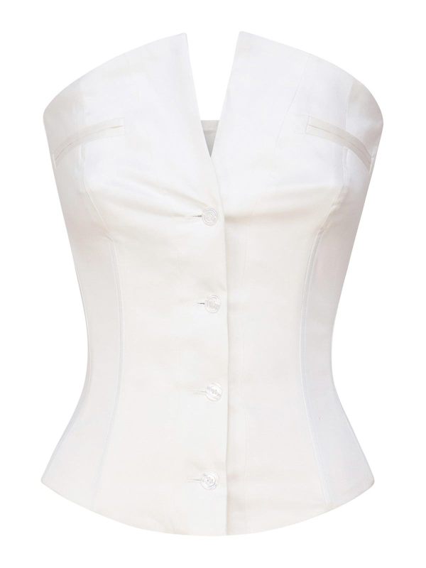 Poster Girl Top - Blanc