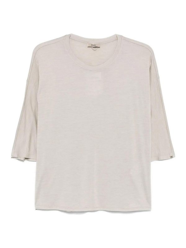 Herno Pull Col Rond - Beige