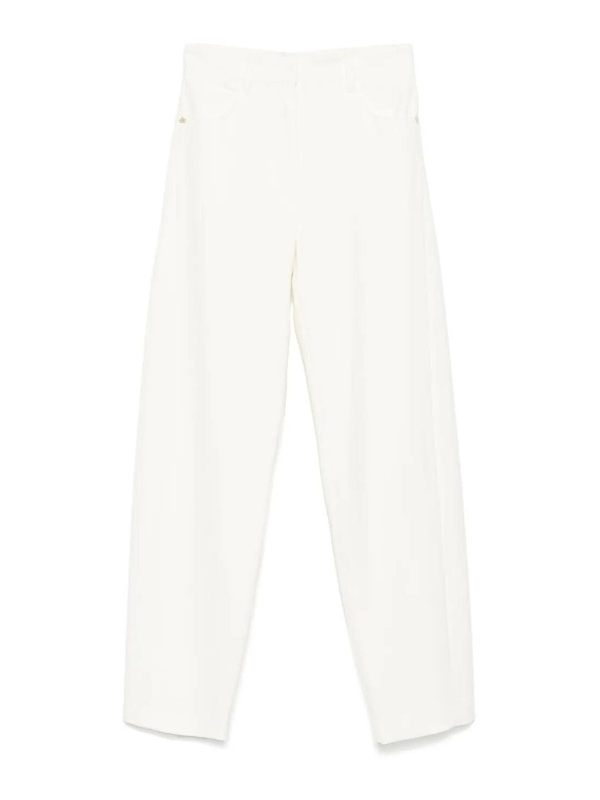 Genny Pantalons Décontractés - Gris Clair