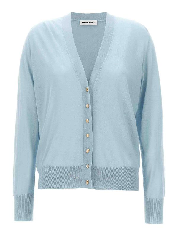 Jil Sander Cardigan - Bleu Clair