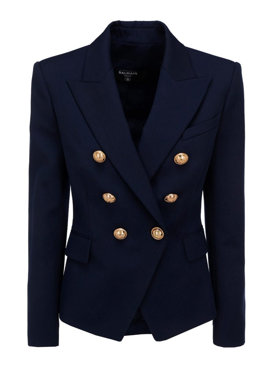 Balmain Blazer - Bleu Foncé