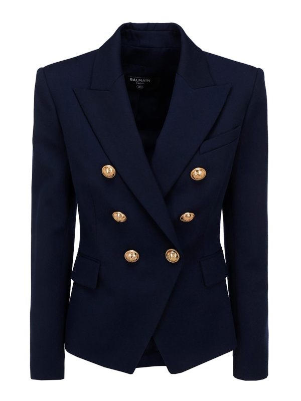 Balmain Blazer - Bleu Foncé