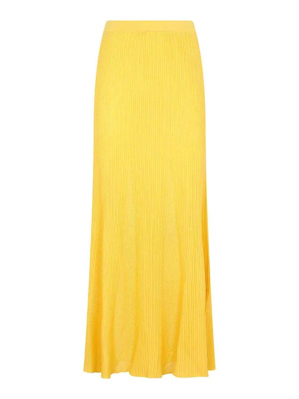 Gabriela Hearst Jupe Midi - Jaune