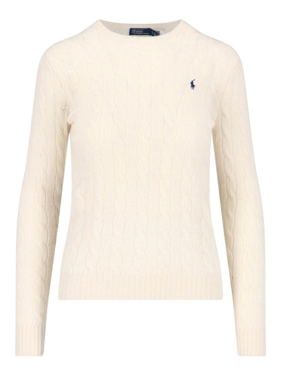 Polo Ralph Lauren Pull Col Bateau - Blanc