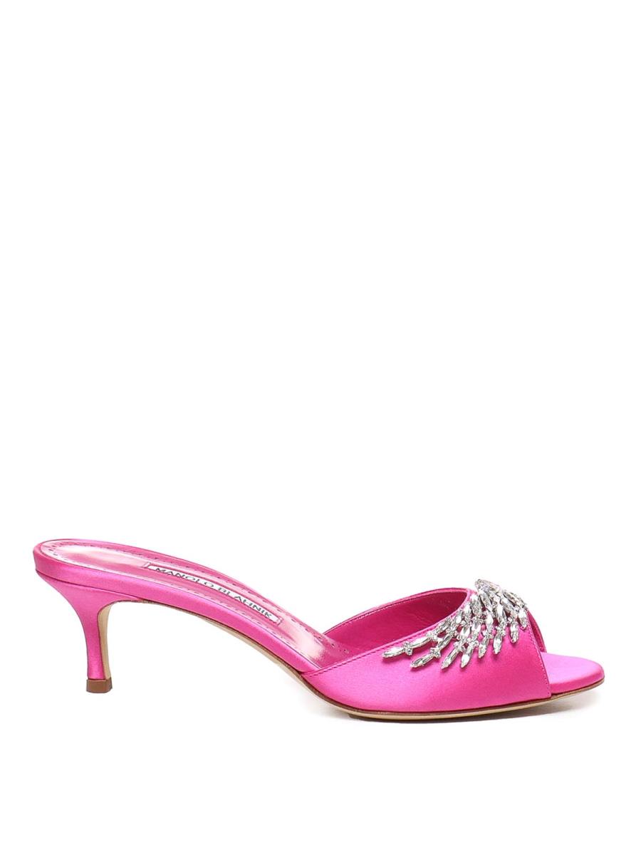 Manolo Blahnik Mules - Couleur Chair